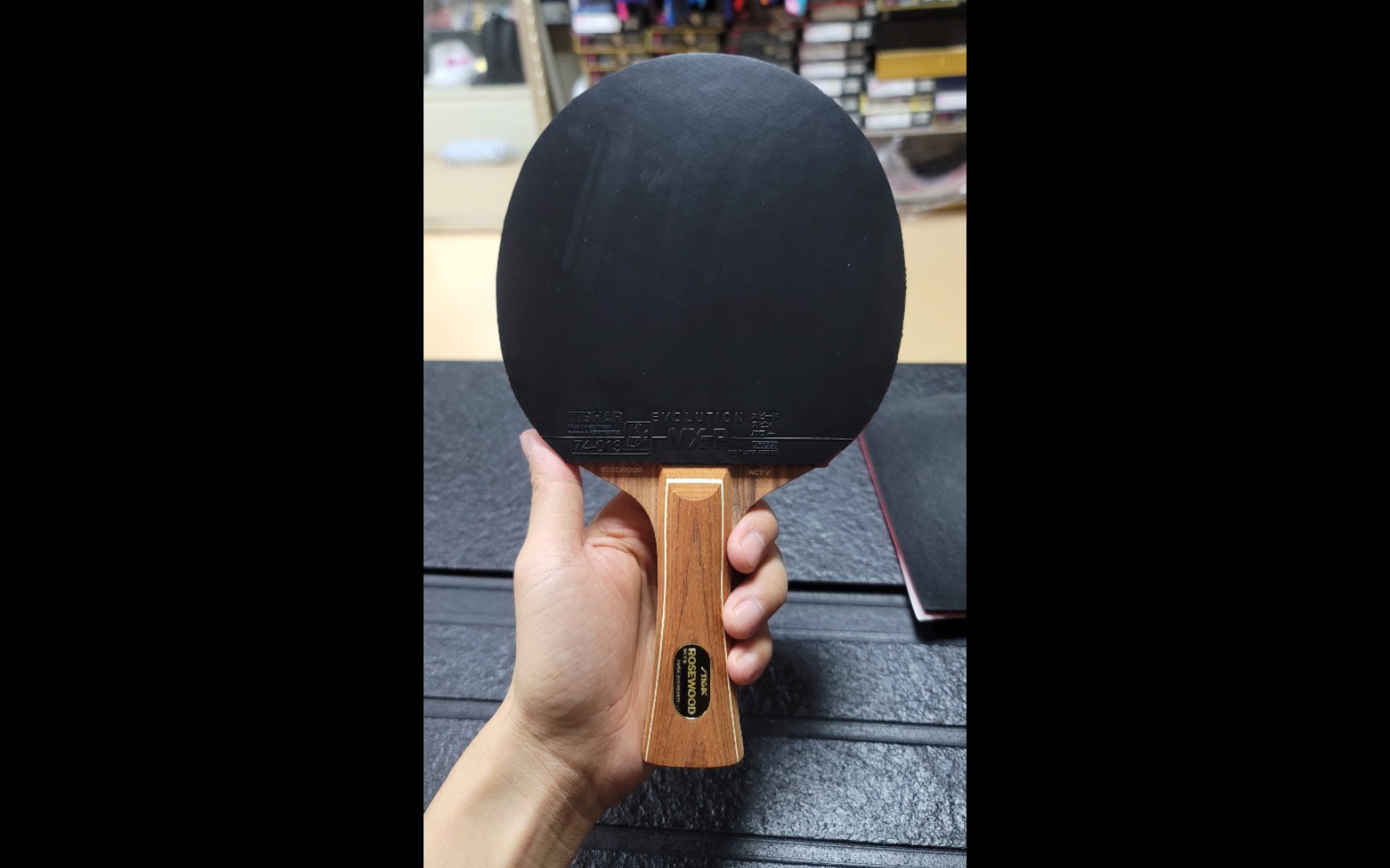 斯蒂卡玫瑰五底板正手挺拔mxp反手elp评测