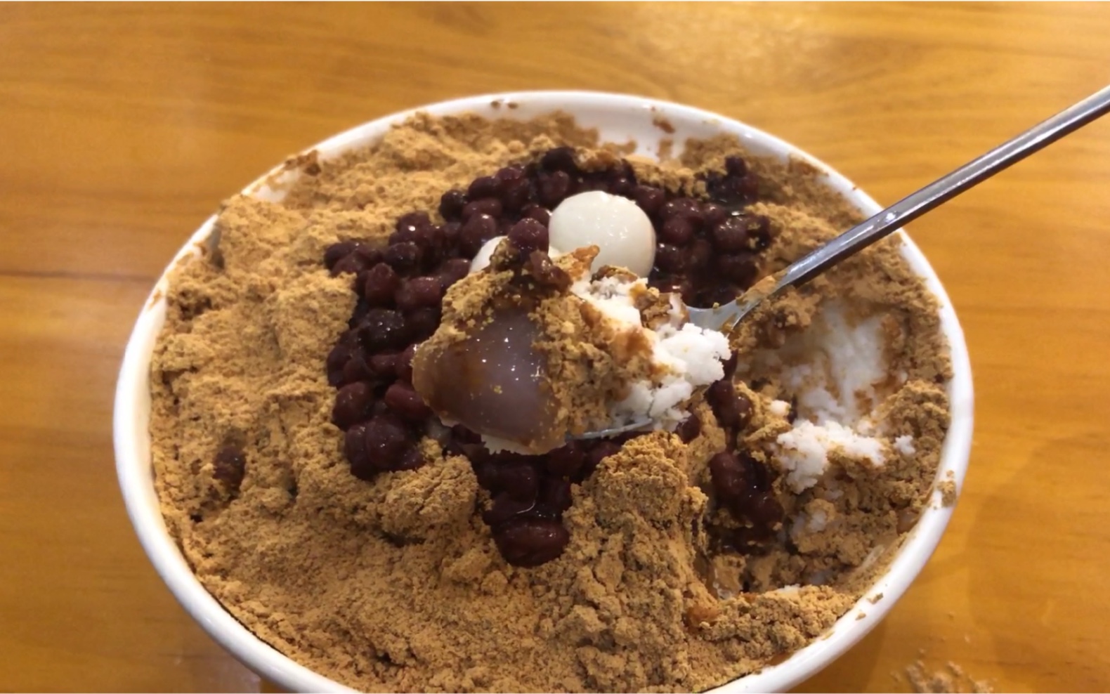 今日吃冰/暮雪亭_红豆芋圆冰