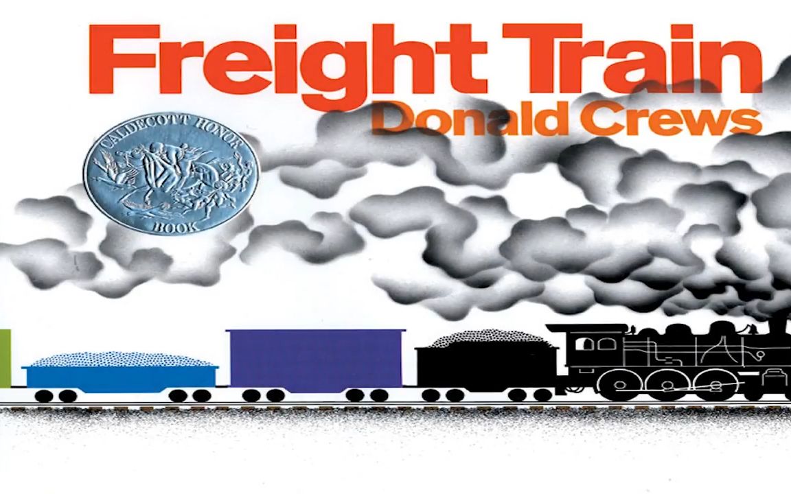 英文原版绘本动画|1979年凯迪克银奖作品《火车快跑》 Freight Train by Donald Crews哔哩哔哩bilibili