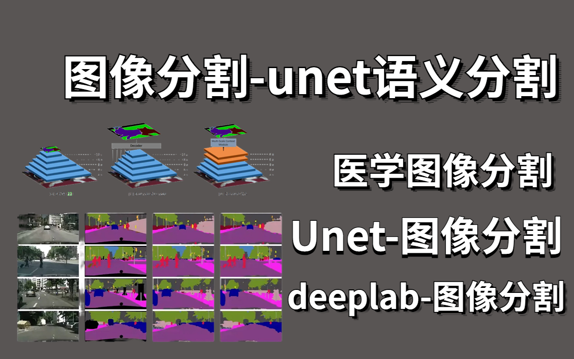 强推!冒死上传!【图像分割unet语义分割】价值5880的【图像分割系列算法实战】教程!Unet/Deeplab/医学图像分割一次性学到爽!神经网络、机器学习...