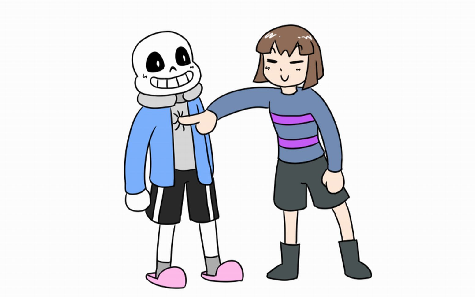 sans和frisk的故事