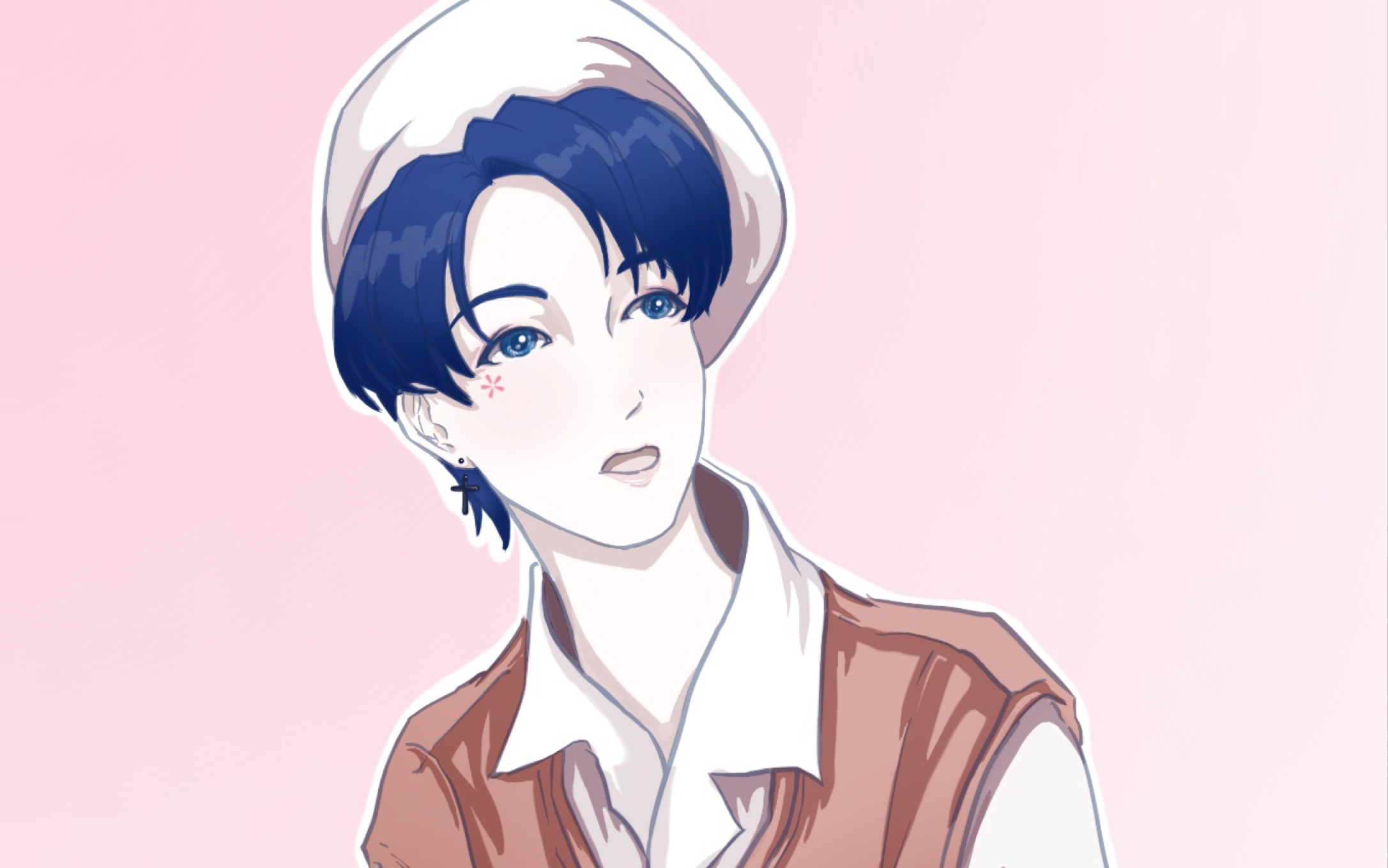 【花少北/procreate】来画一画小画家吧!