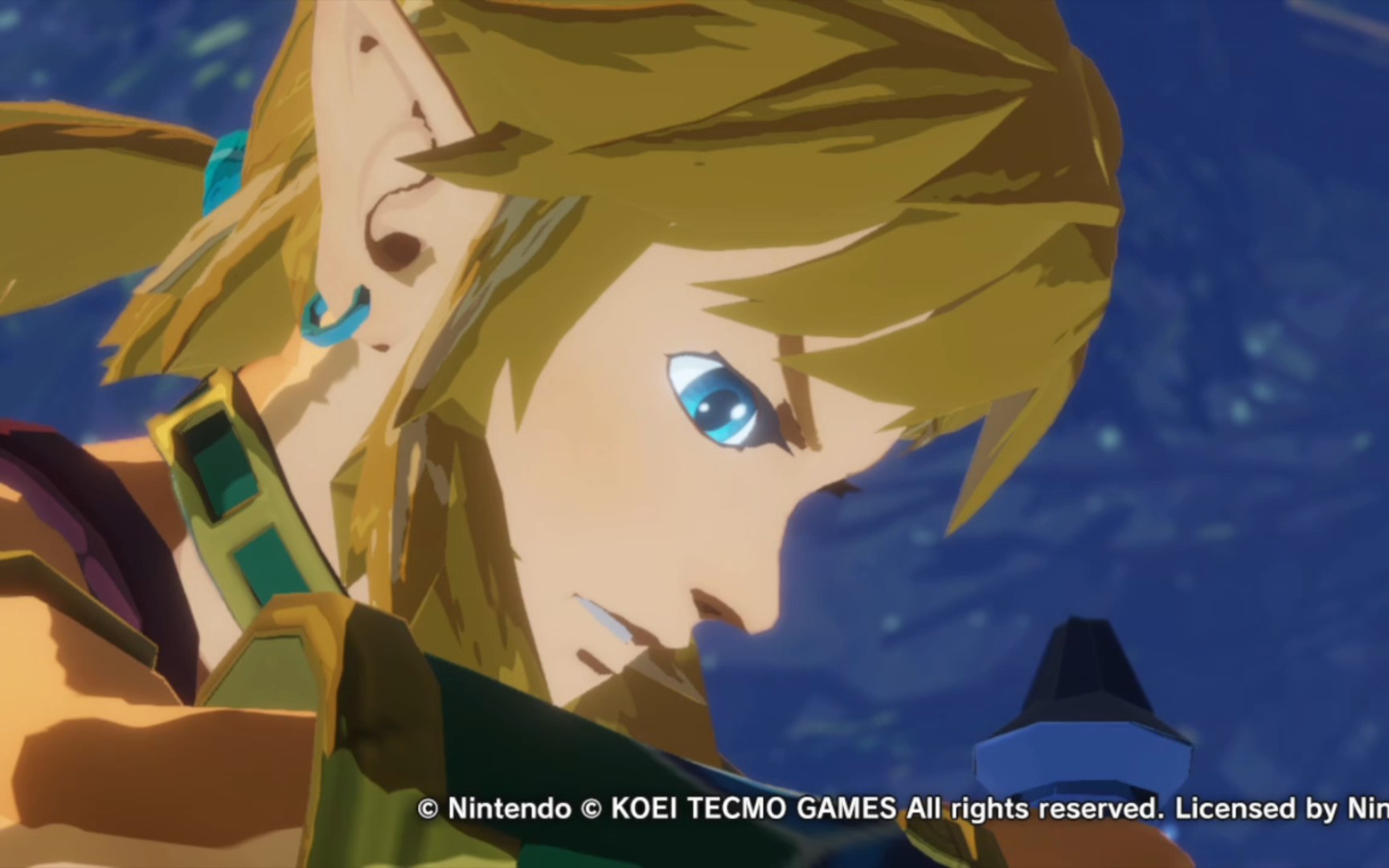 塞尔达无双.总感觉无双的林克帅气得更坚毅些