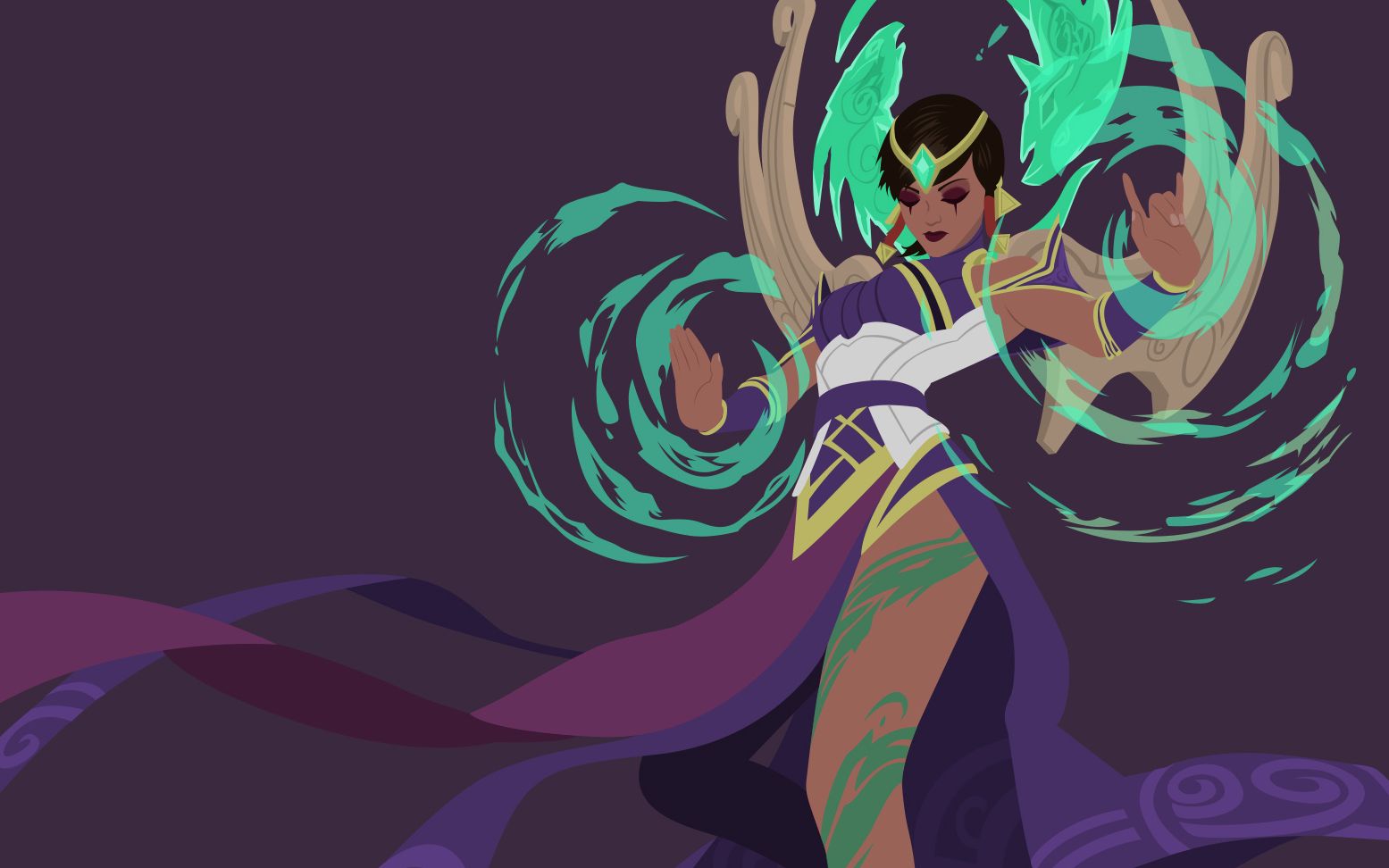 lol语音卡尔玛为什么叫我扇子妈呢我根本就没有扇子