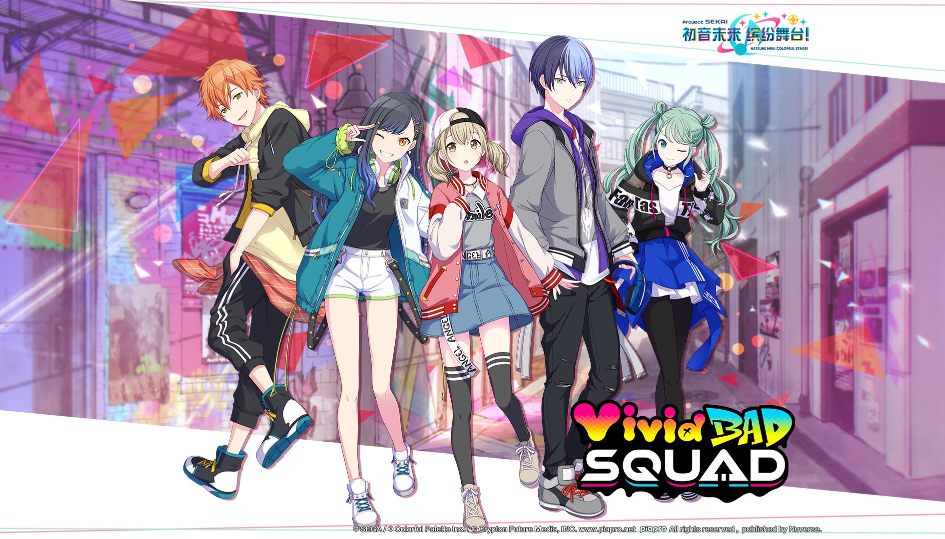 《初音未来:缤纷舞台》组合PV——Vivid BAD SQUAD手机游戏热门视频