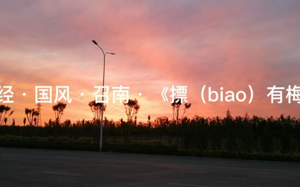 [图]诗经·国风·召南·《摽（biao）有梅》