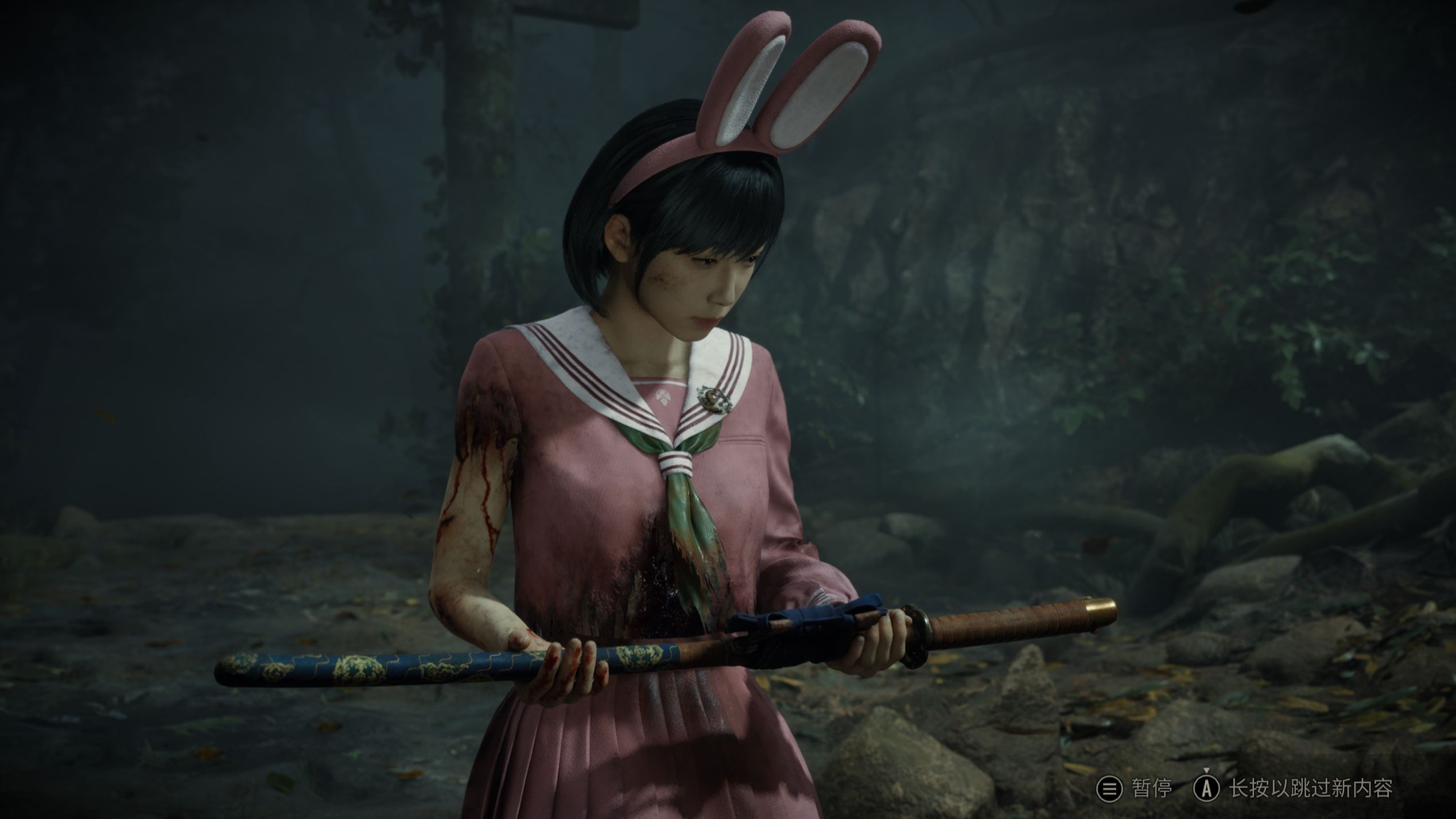 寂静岭f 拿到灵刀后彻底变成仁王了