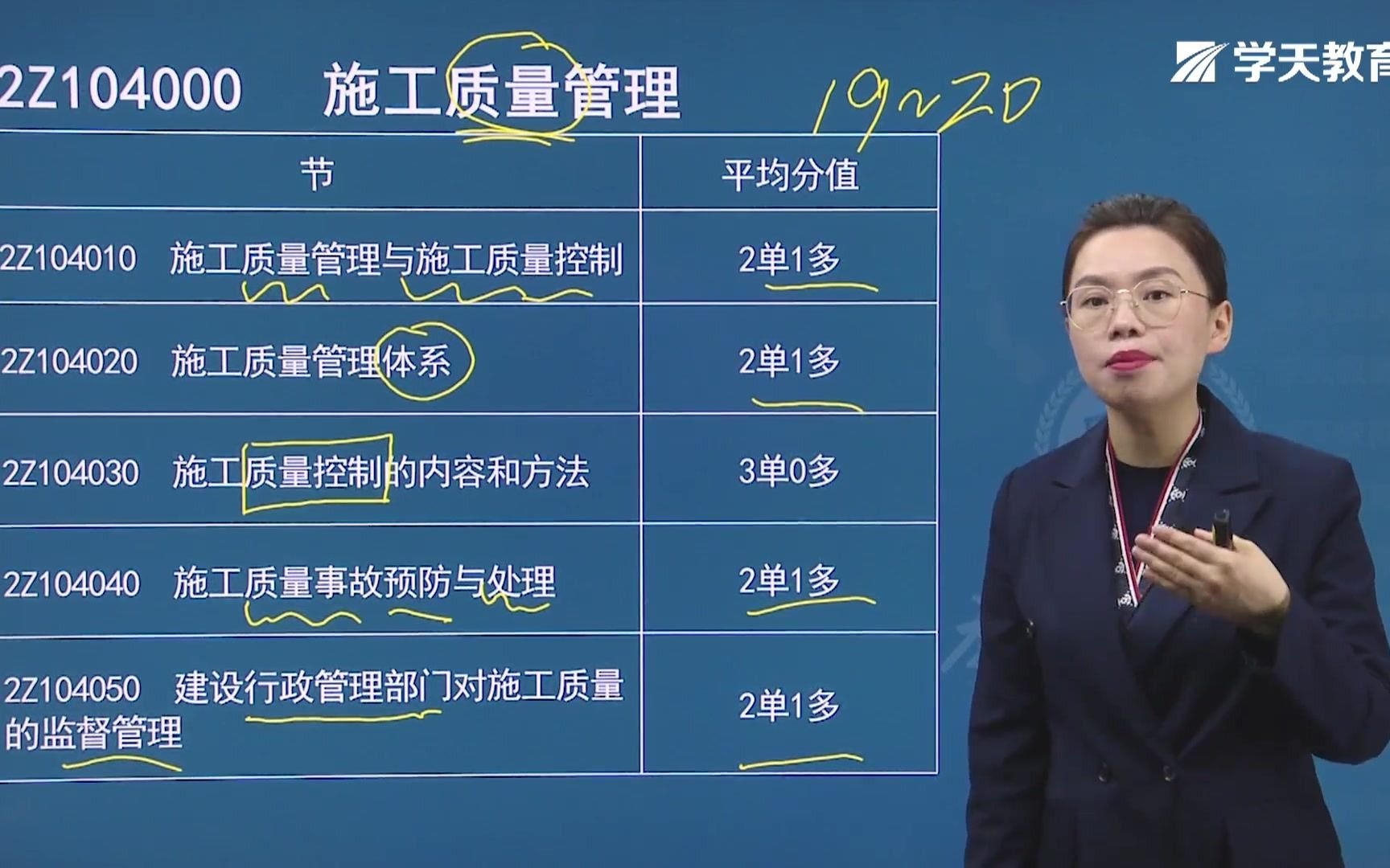 [图]2021年学天教育二建陈晨老师《建设工程施工管理》精讲班《施工质量管理与施工质量控制》