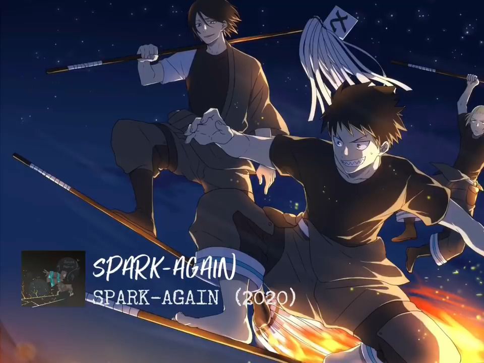 spark-again aimer -eng sub- -anime fire force season 2 enen no