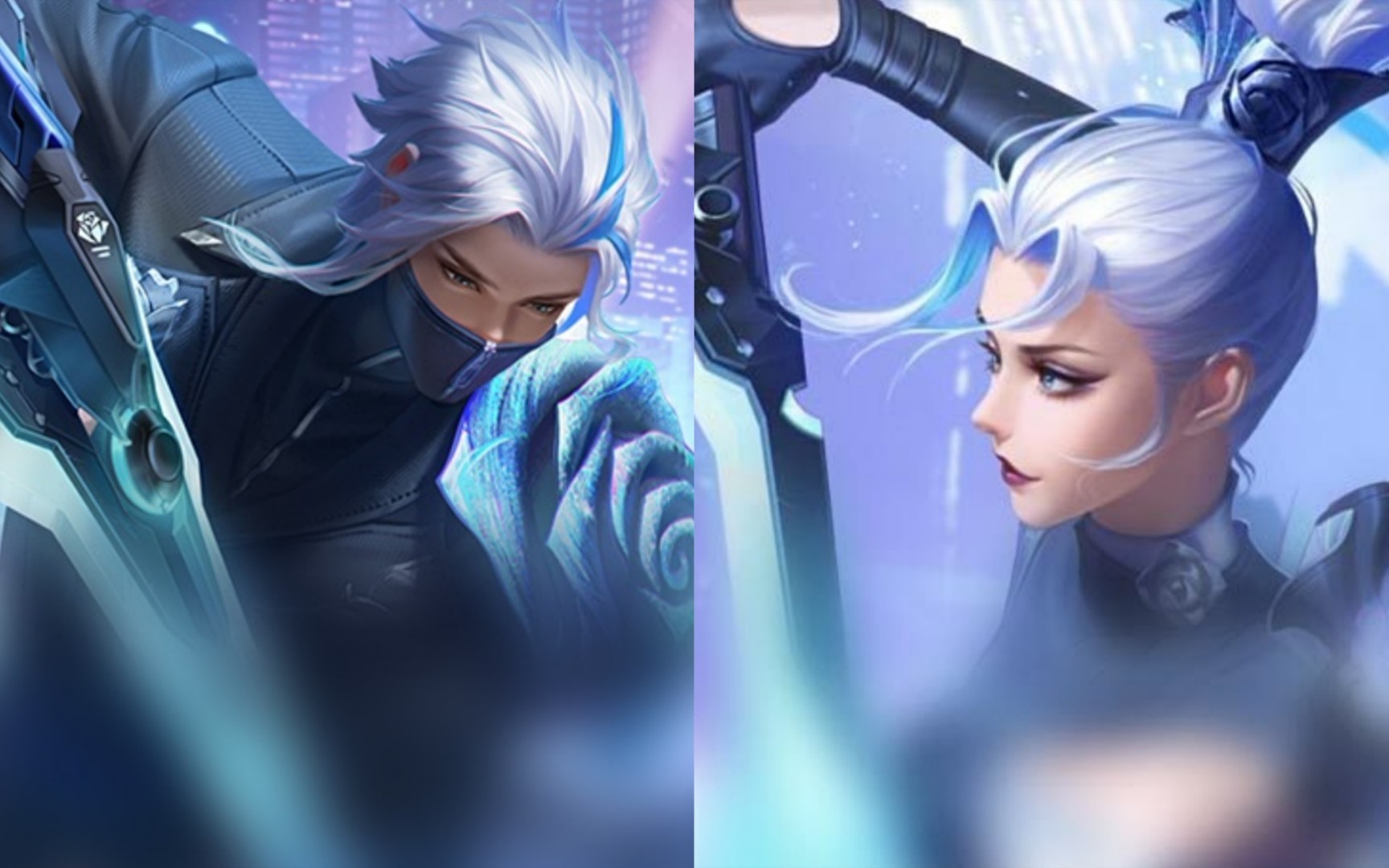 双兰情人节限定皮肤局内效果展示技能特效展示兰陵王太帅了吧