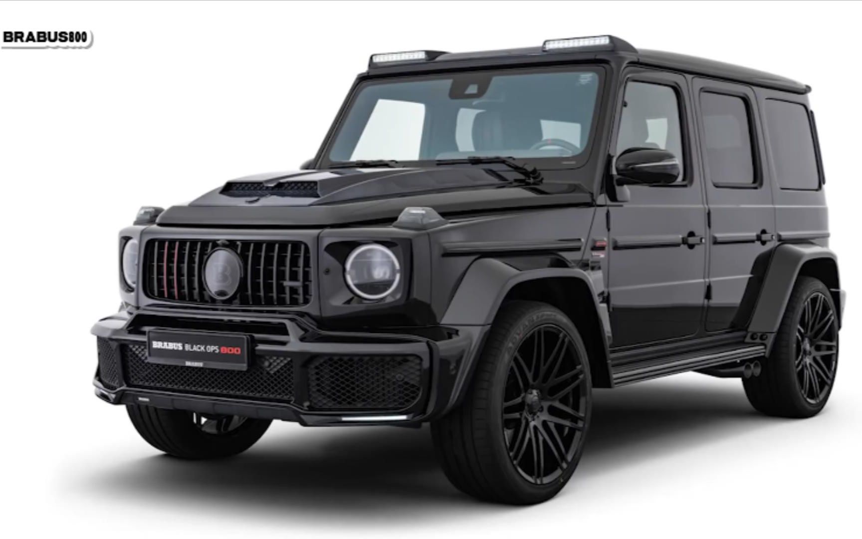 【男人的梦想】2020 梅赛德斯g63 巴博斯800 黑色行动