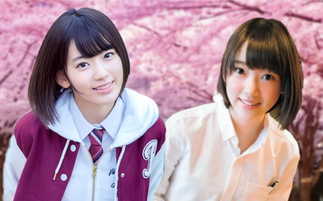 [堀未央奈x宫脇咲良]曾经长得像的两个美少女 [喜欢上另一个自己]