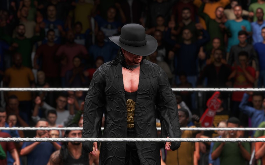 wwe2k20送葬者vs罗温地狱牢笼