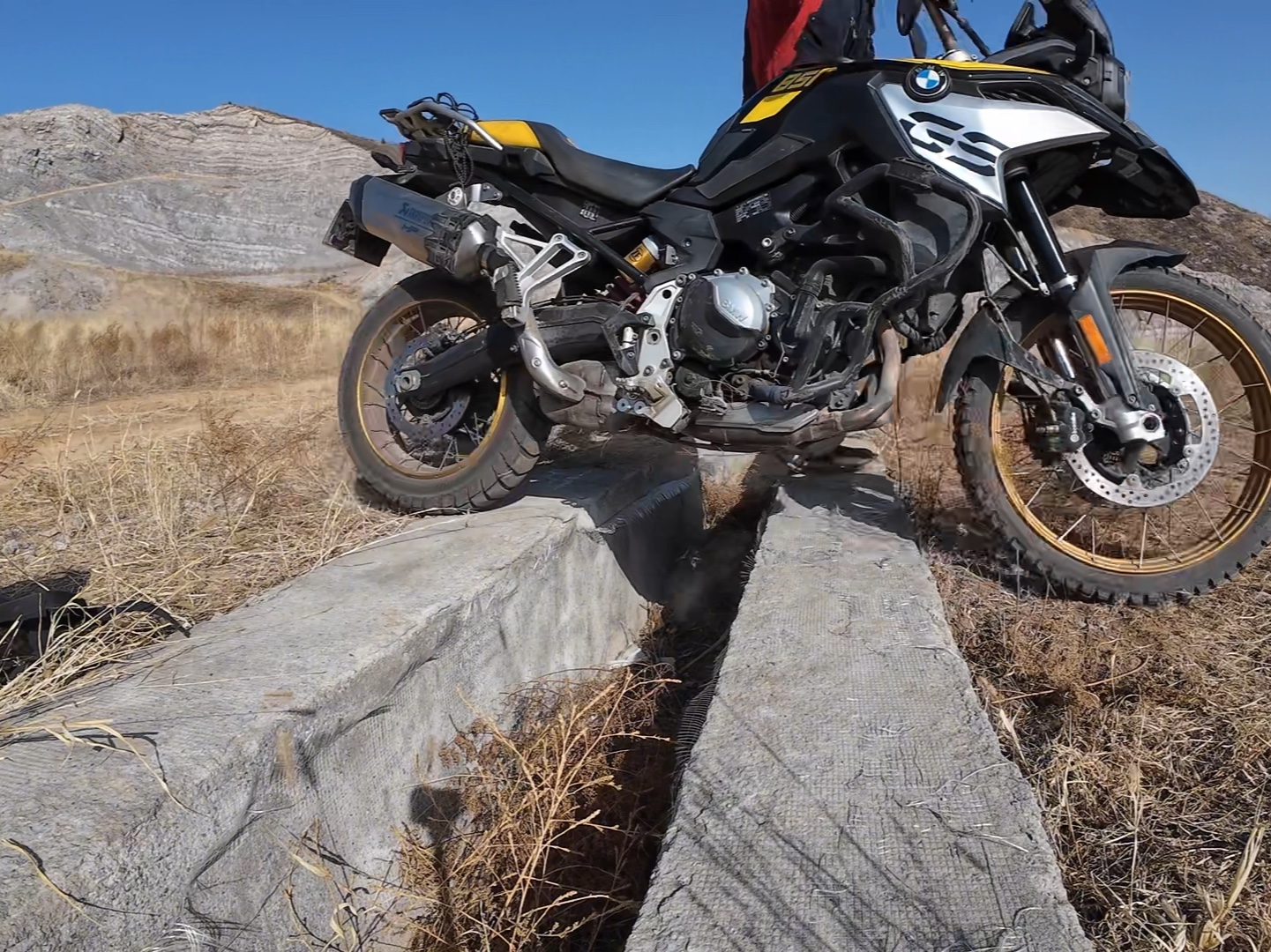 摩托车过水沟教学