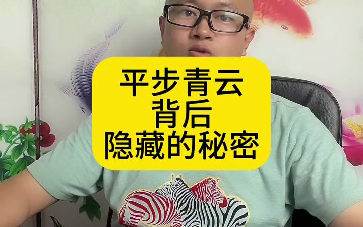 平步青云背后隐藏的秘密 #张燚伟 #平步青云人脉术哔哩哔哩bilibili