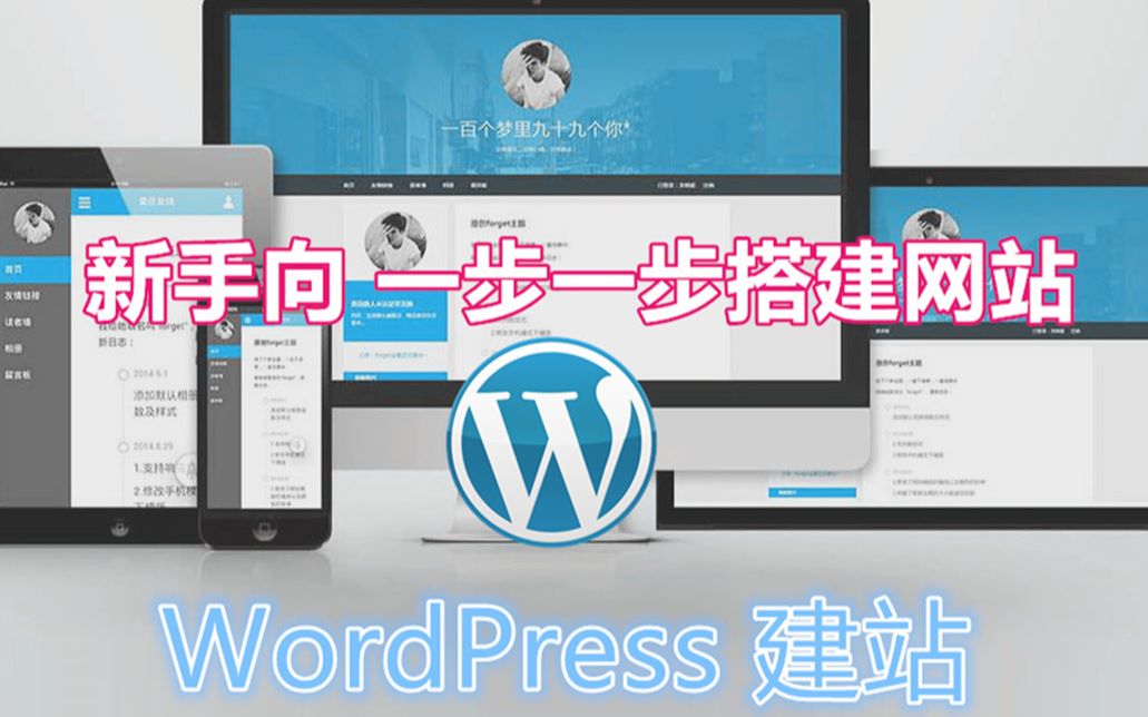 新手向 一步一步 搭建 网站 WordPress哔哩哔哩bilibili