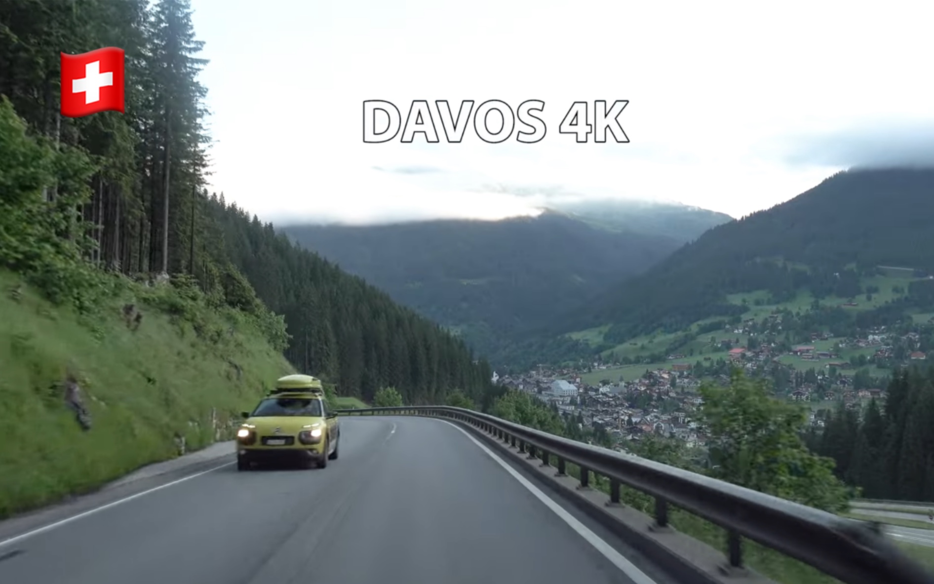 [图]【4K超清】瑞士自驾游(第一视角)｜在达沃斯(Davos)及周边地区驾驶｜瑞士知名的温泉度假、会议、运动度假胜地 2022.7