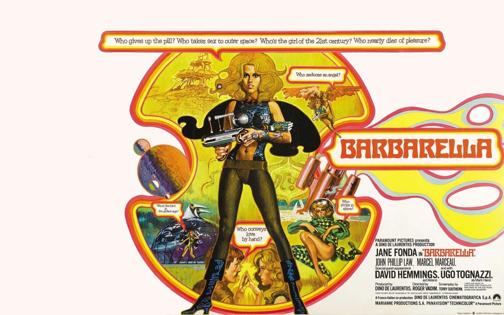 【太空英雌芭芭丽娜】 Barbarella 电影原声带 (1968)哔哩哔哩bilibili