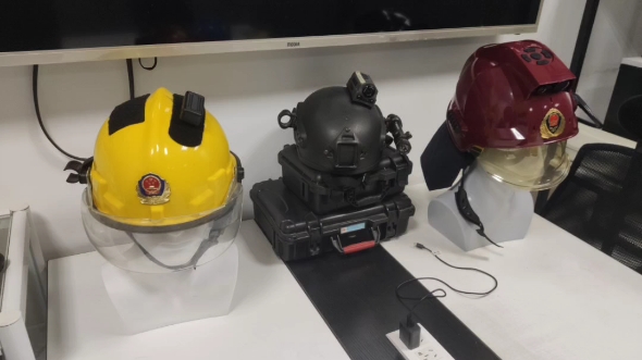 消防智能头盔,红外热成像危险气体采集,生命体征采集上报,可视指挥