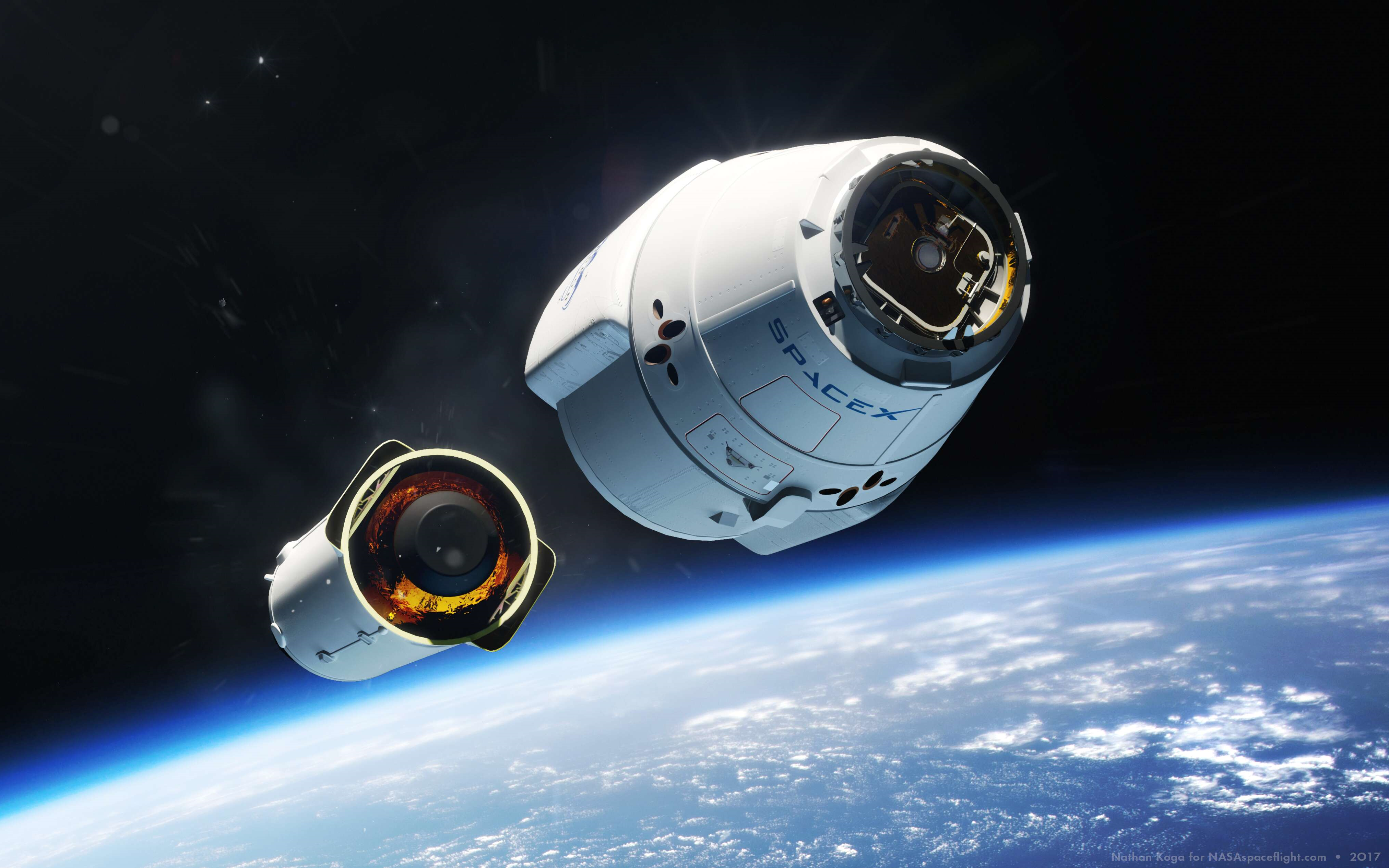 spacex载人飞船降落伞第16次测试