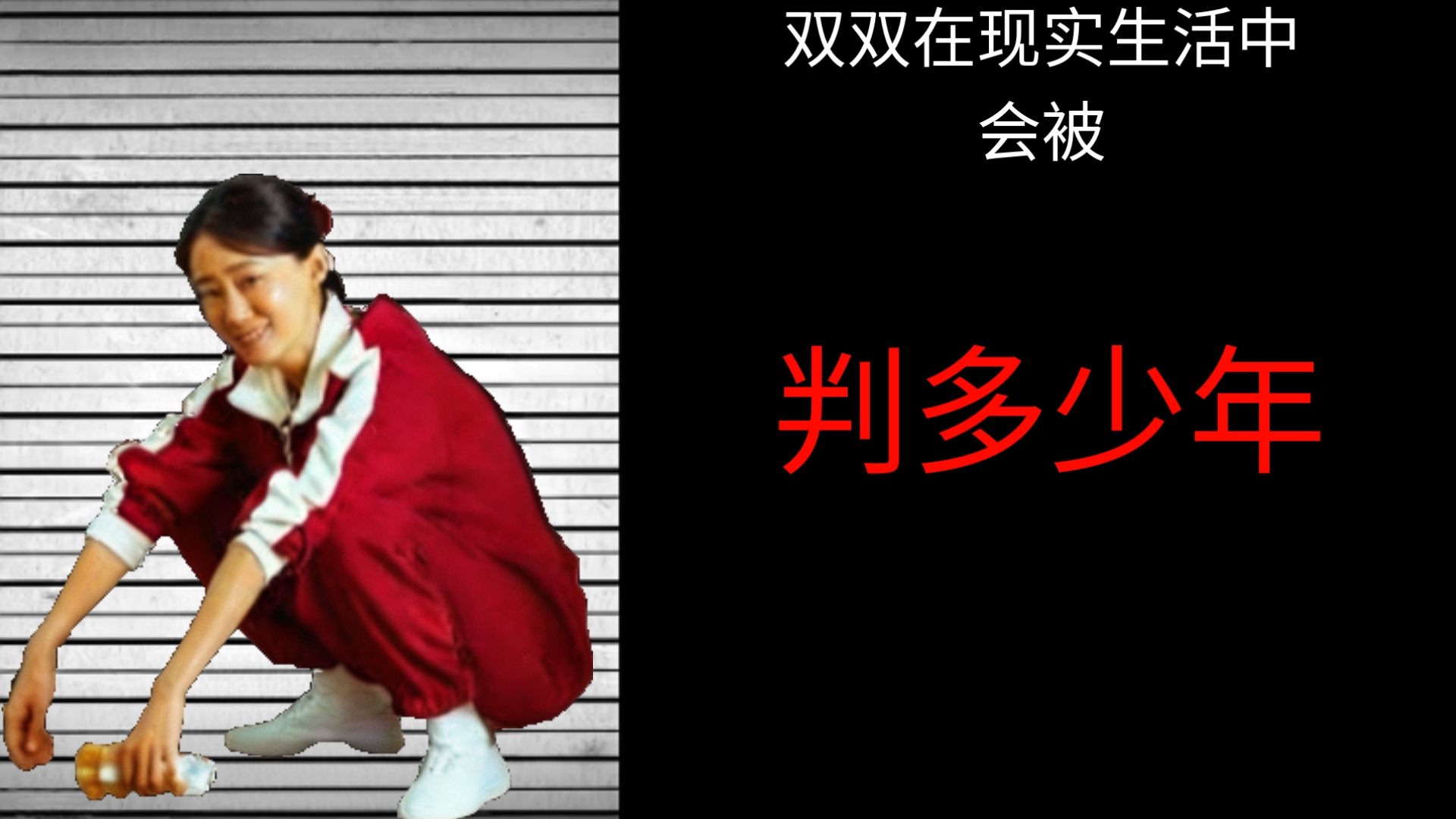 双双在现实生活中会被判多少年