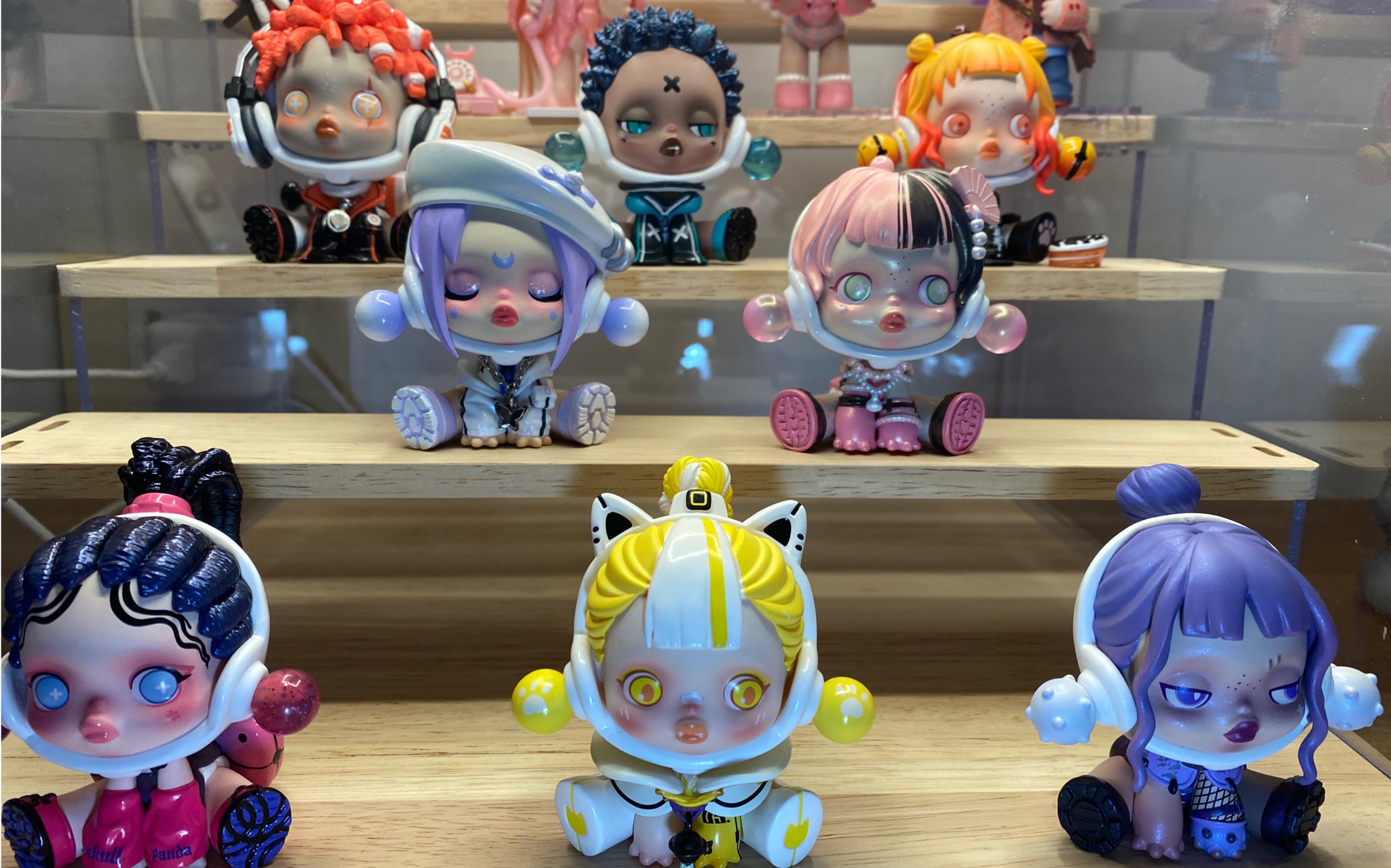 【popmart泡泡玛特 skullpanda夜之城系列】开盒