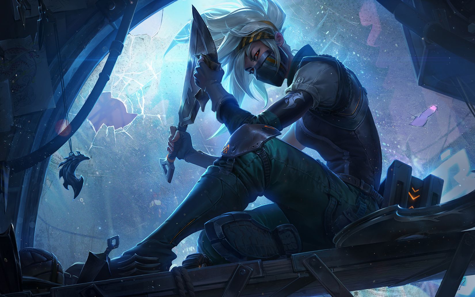 重做后的阿卡丽银色之牙皮肤预览