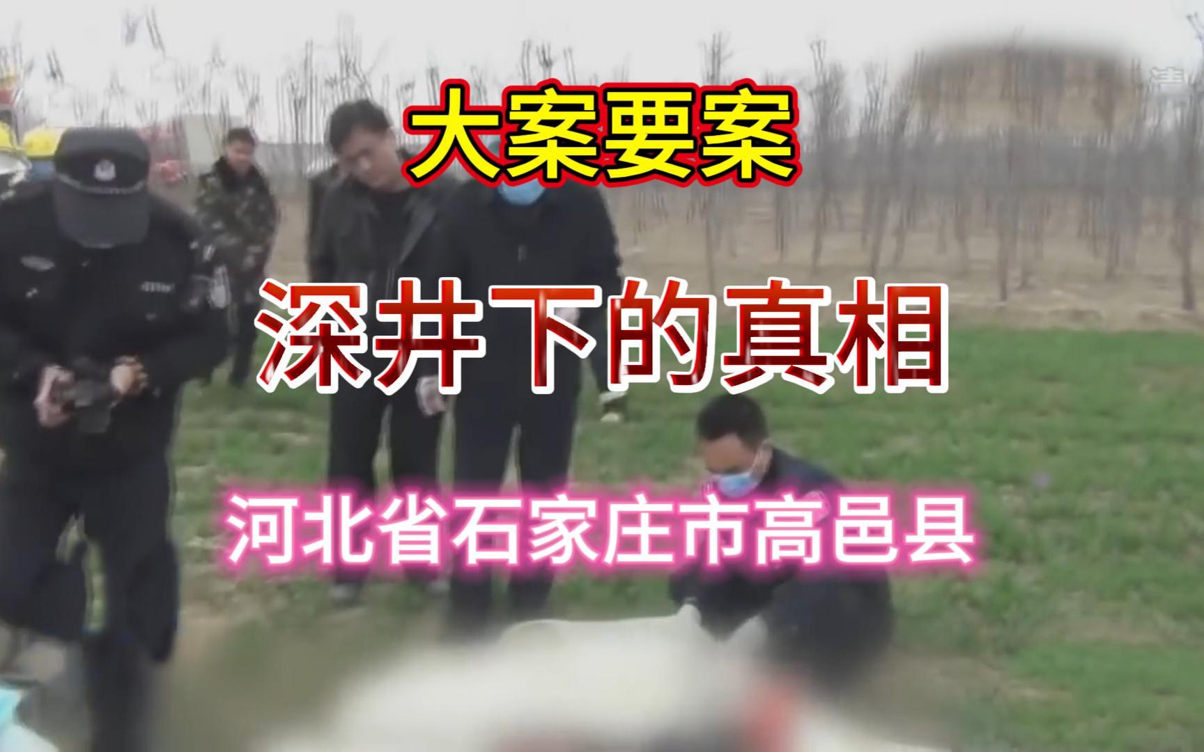 大案要案:农田枯井惊现无名女尸,死者究竟是谁?(河北省石家庄市高邑县命案)哔哩哔哩bilibili