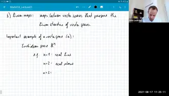 Abstract Linear Algebra (Fall 2021)