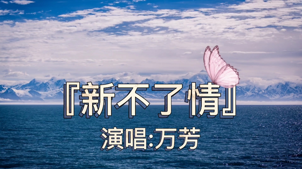 经典歌曲,万芳《新不了情》