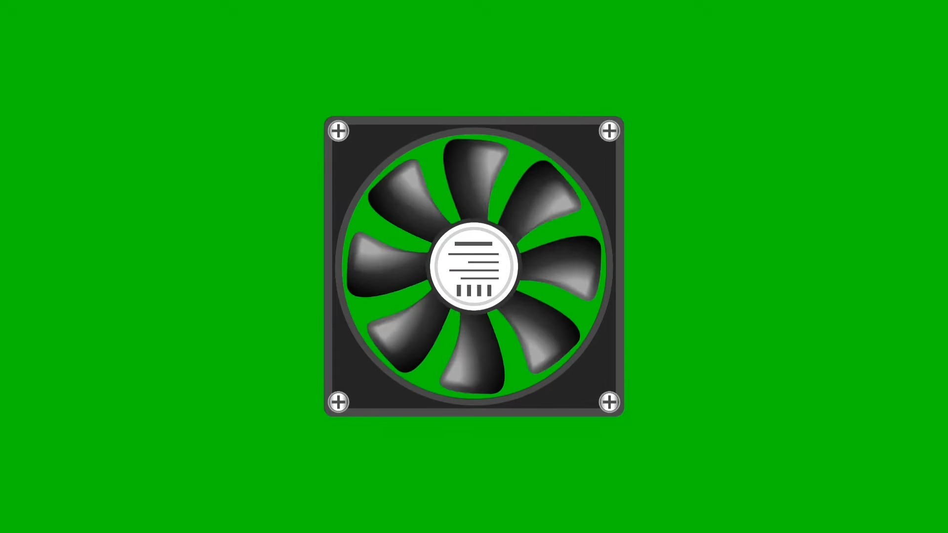 绿幕视频素材风扇