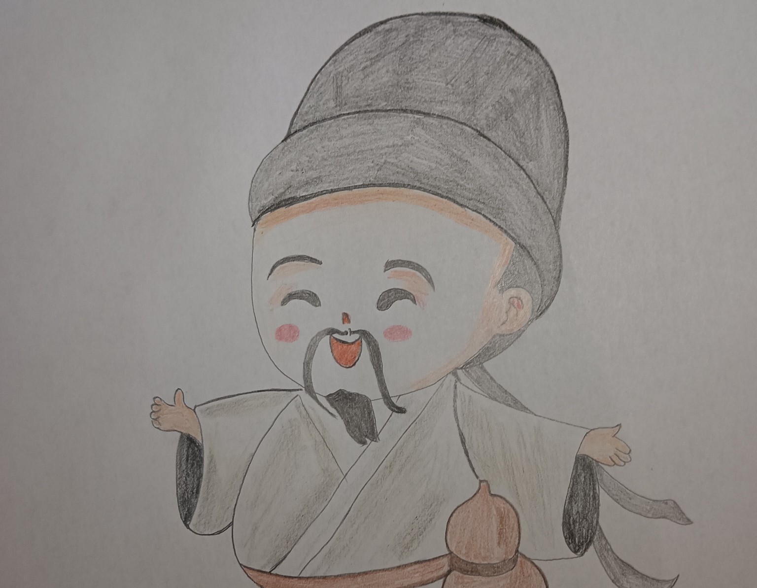 长安三万里--李白(q版)