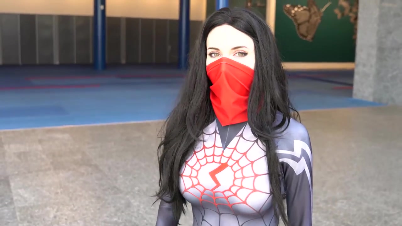 【amouranth】国外小姐姐cos蛛丝,身材真好_哔哩哔哩_bilibili