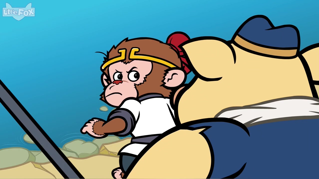 《小小西游记》:唐僧师徒河边遭遇恐怖的妖怪袭击