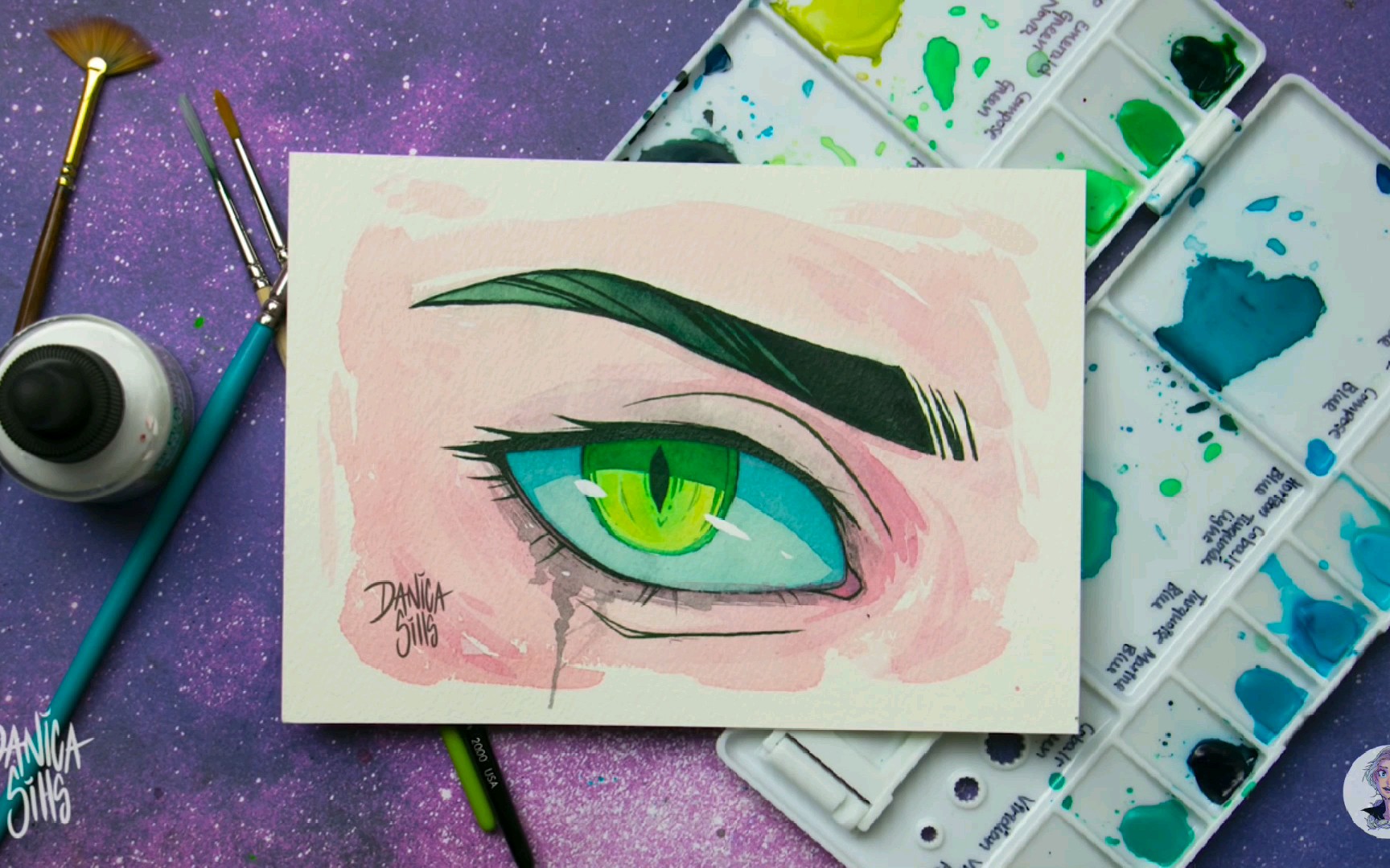 [眼睛教程]怎样画一只美漫类型的眼睛