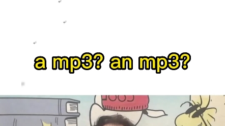 不定冠词的用法an mp3 还是a mp3?哔哩哔哩bilibili