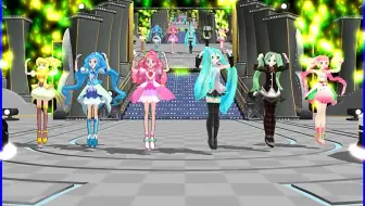 Mmdプリキュア 7世代30人で季節はずれのカーニバルダンス 哔哩哔哩 Bilibili