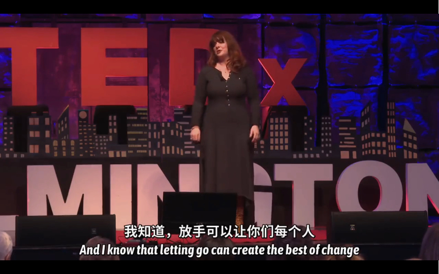 TED英文演讲:学会放手,你将变得势不可挡!哔哩哔哩bilibili