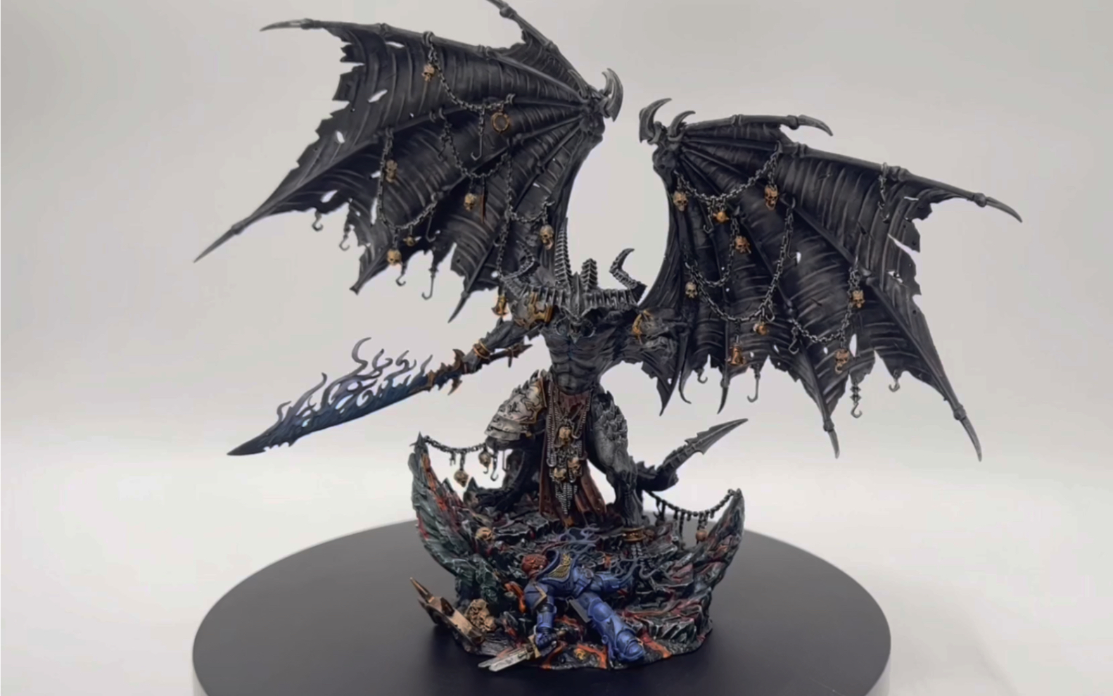 战锤 aos 40k 黑暗大师比拉克 黑暗之奴 混沌恶魔 chaos belakor
