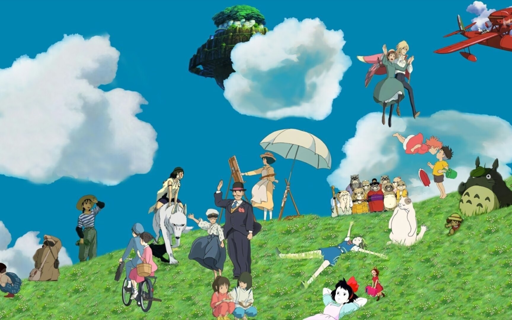 短短:6:54:12秒……看完宫崎骏十二部动画电影!