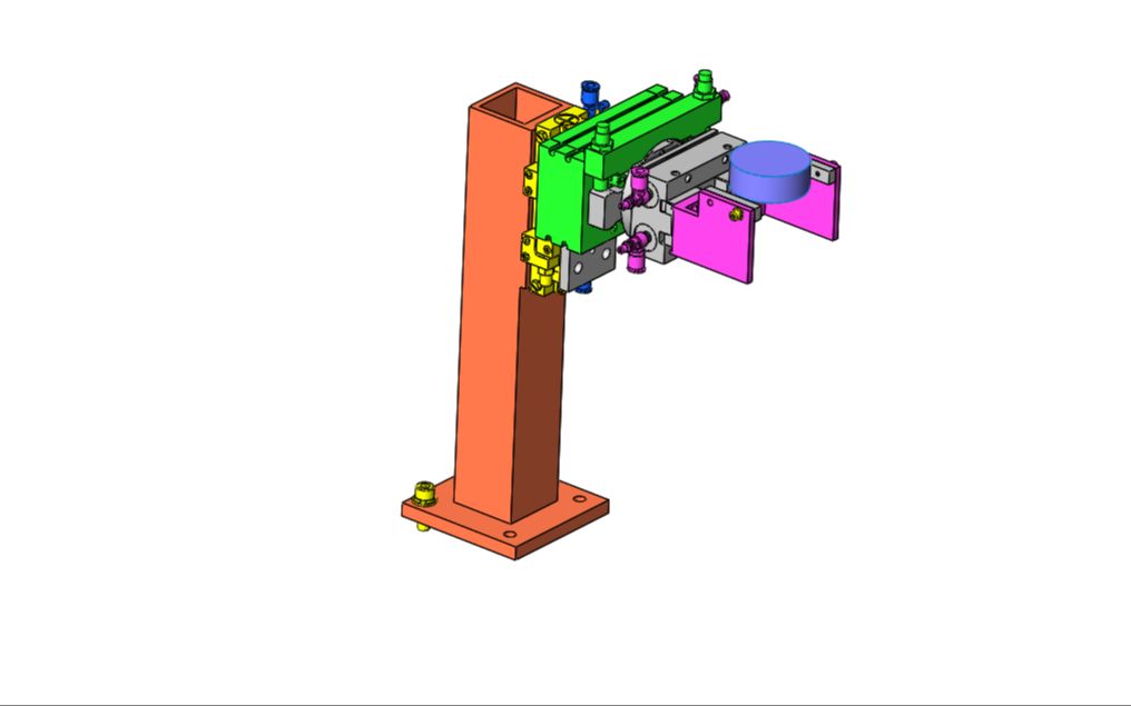 180度翻转夹持焊接机构设计,零件夹持力怎么计算,惯量如何计算_哔哩