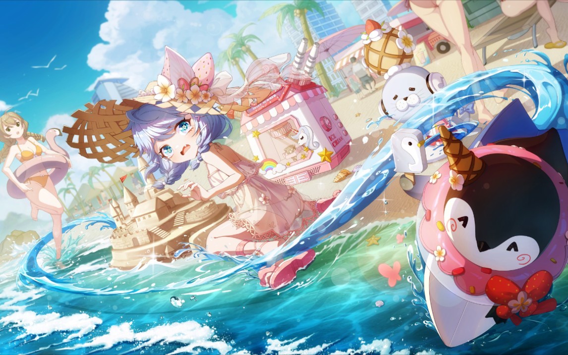 【非人学园】awa泳装(补)折磨的录屏