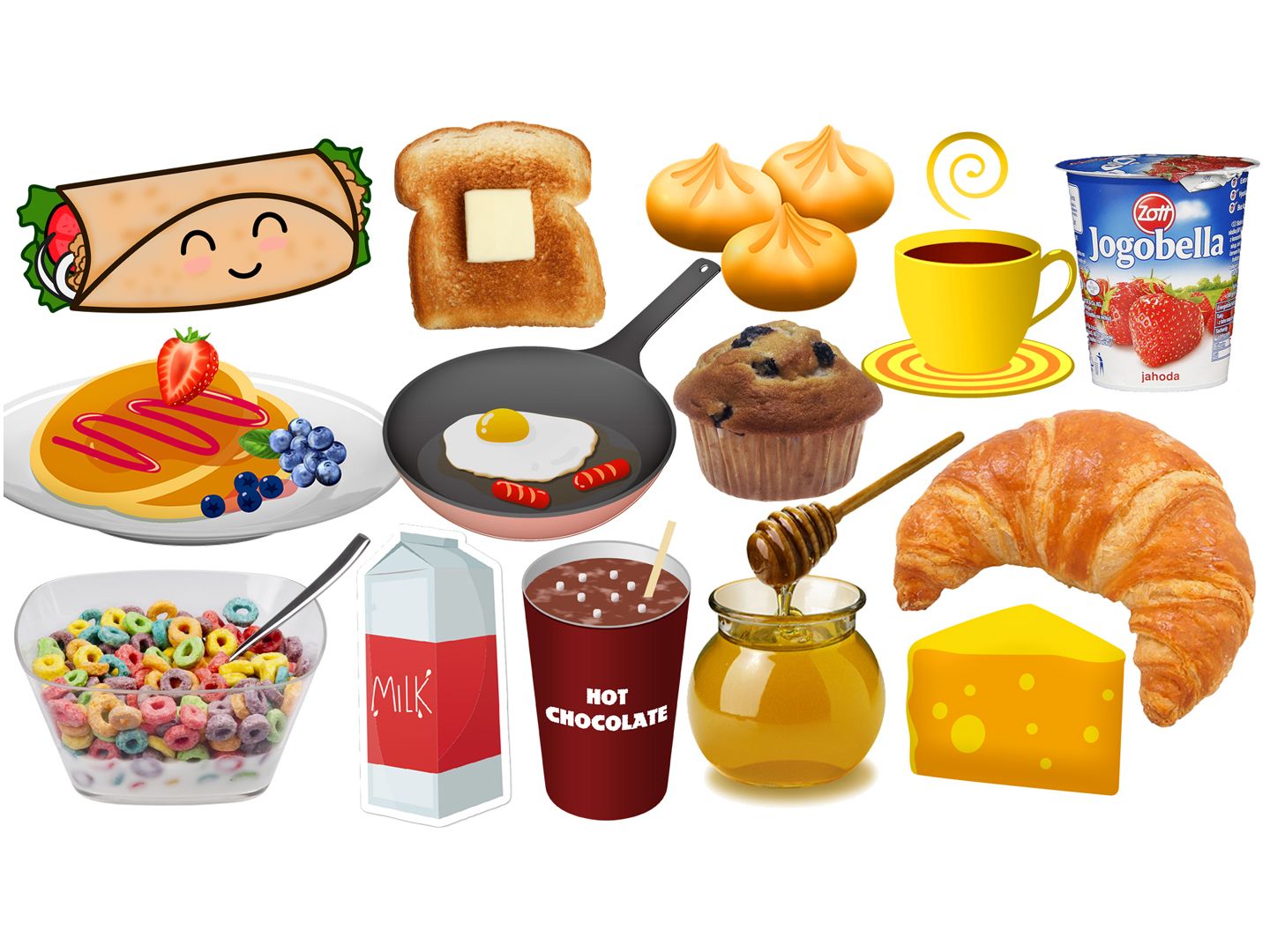 早餐单字大汇集Breakfast Food Names | 中英文哔哩哔哩bilibili