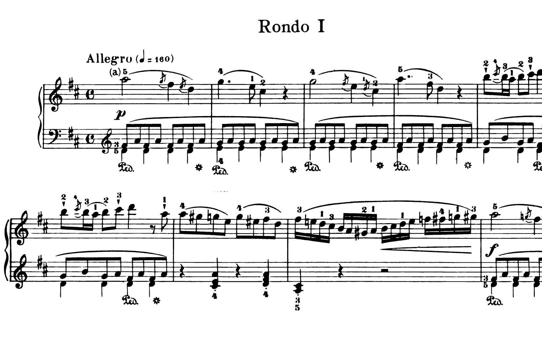 [图]莫扎特 D大调回旋曲 Mozart - Rondo in D major K.485 钢琴谱