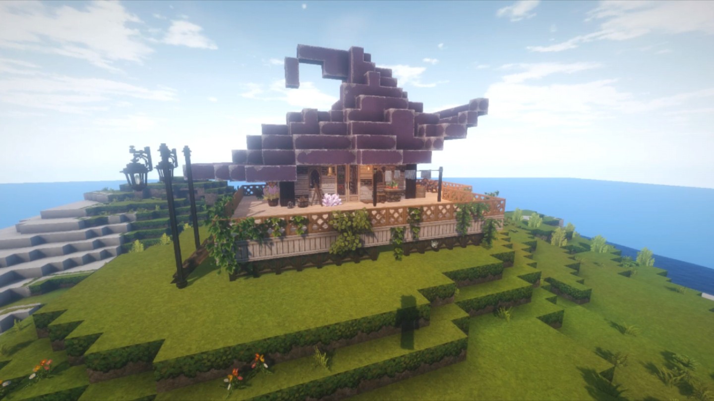 【我的世界】魔法帽子童话风房子建筑cocricot/miniaturia