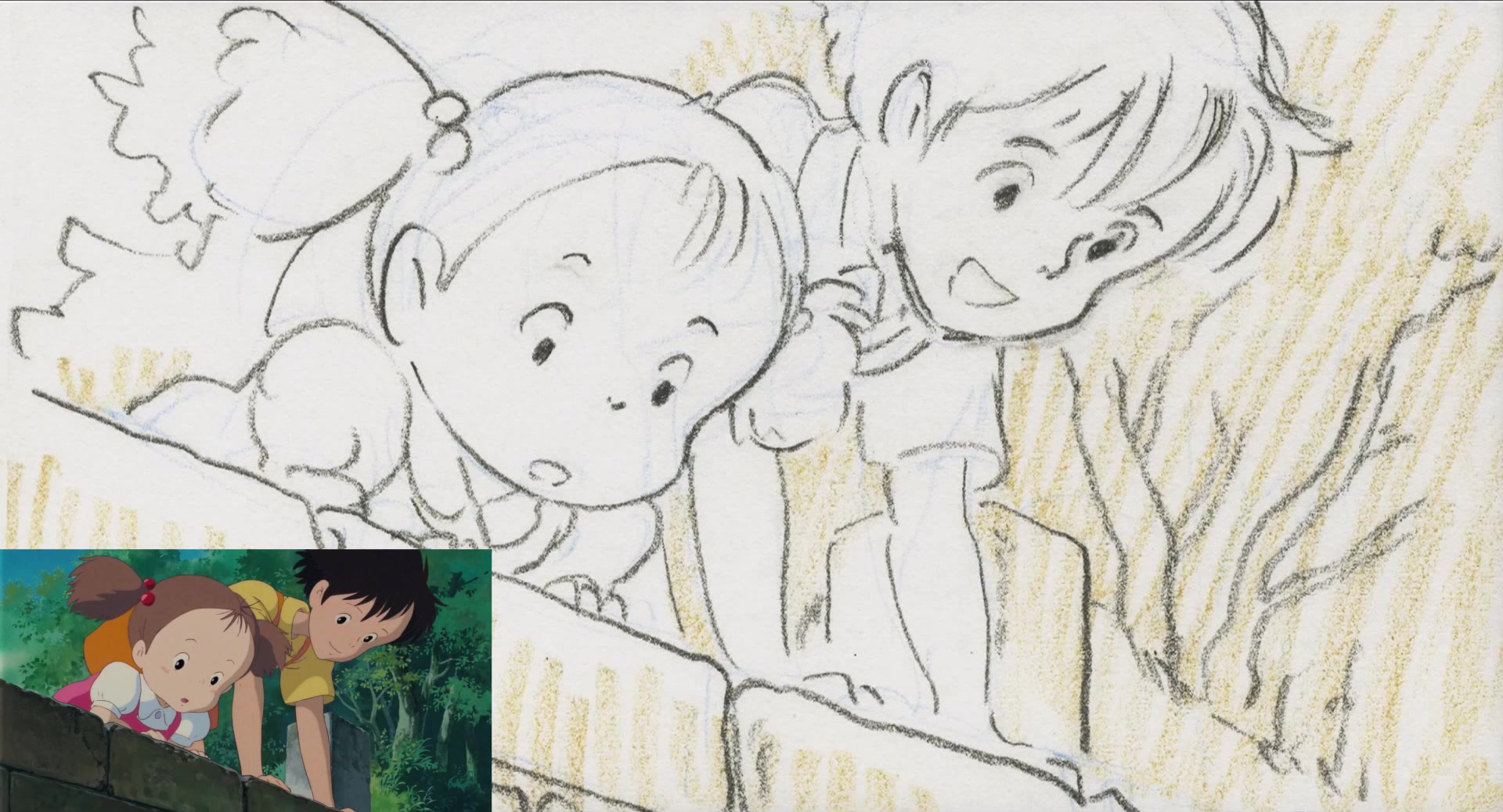 不得不看的大师分镜对比 龙猫01