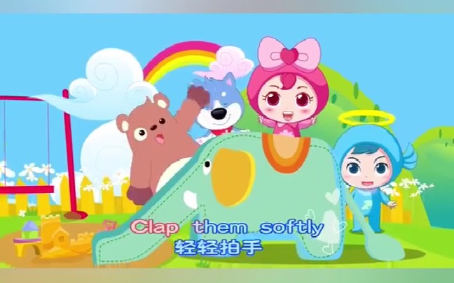 sr @ 萌宝开心小儿歌 65,我有两只手