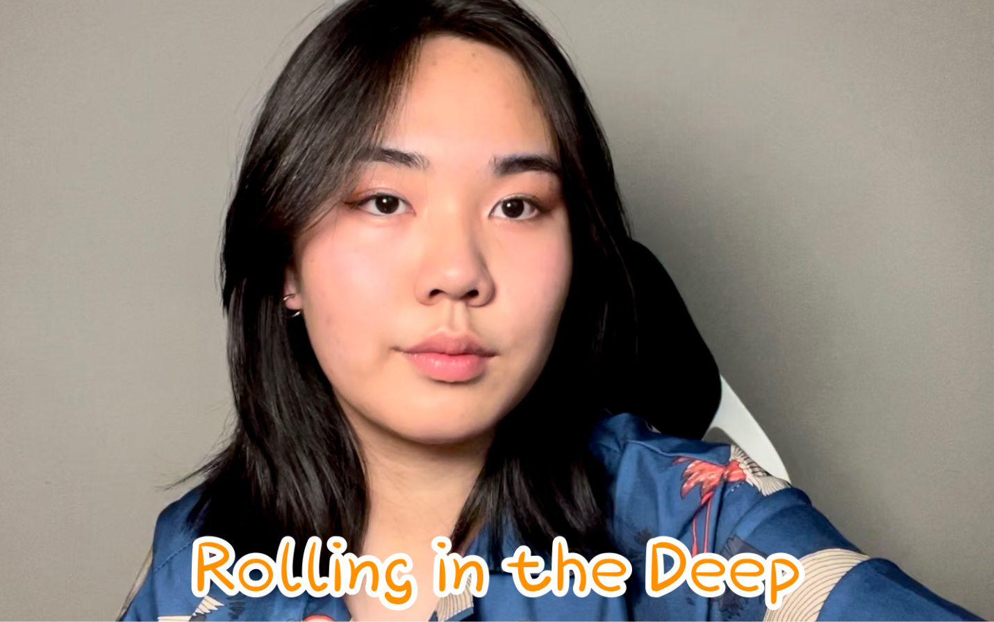 [图]广州高中生居家翻唱Rolling in the Deep