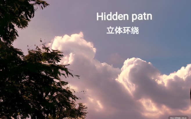 【立体环绕/无损】Hidden path 究竟是什么样的人才会喜欢这种氛围感哔哩哔哩bilibili