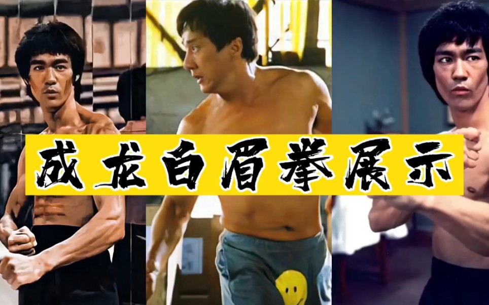 成龙说,我可以轻松一挑七,白眉杀伤力极强